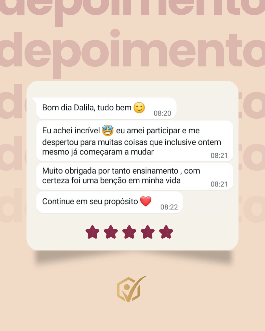 Depoimento Dalila Oliveira Coach